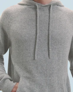 FROM FUTURE Maglione con Cappuccio Oversize Leggero Grigioericascuro Discount