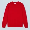 FROM FUTURE Maglione Girocollo Basic DarkRed Flash Sale