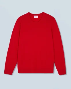 FROM FUTURE Maglione Girocollo Basic DarkRed Flash Sale
