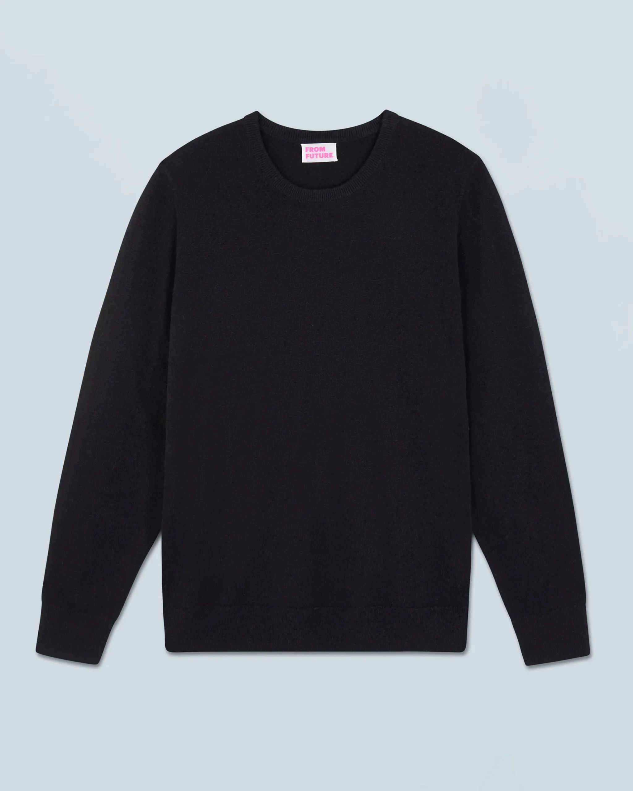 FROM FUTURE Maglione Girocollo Basic Nero Hot