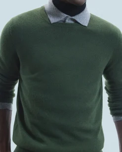 FROM FUTURE Maglione Girocollo Basic Cachi Sale