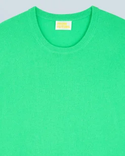 FROM FUTURE Maglione Girocollo Basic UtopicGreen Hot