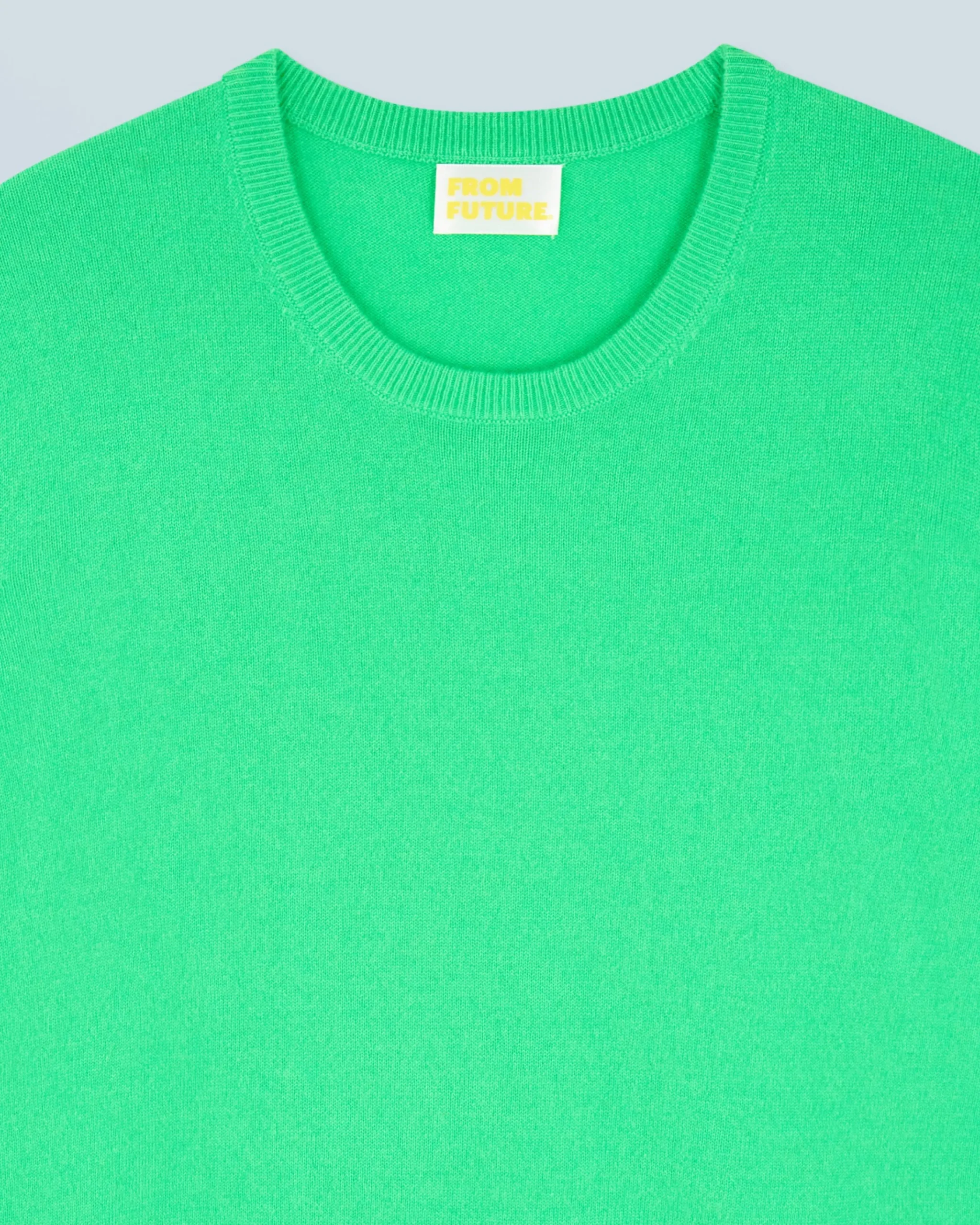 FROM FUTURE Maglione Girocollo Basic UtopicGreen Hot