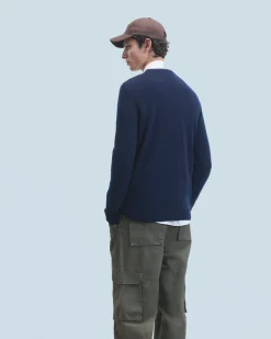 FROM FUTURE Maglione Girocollo Basic Nero Hot