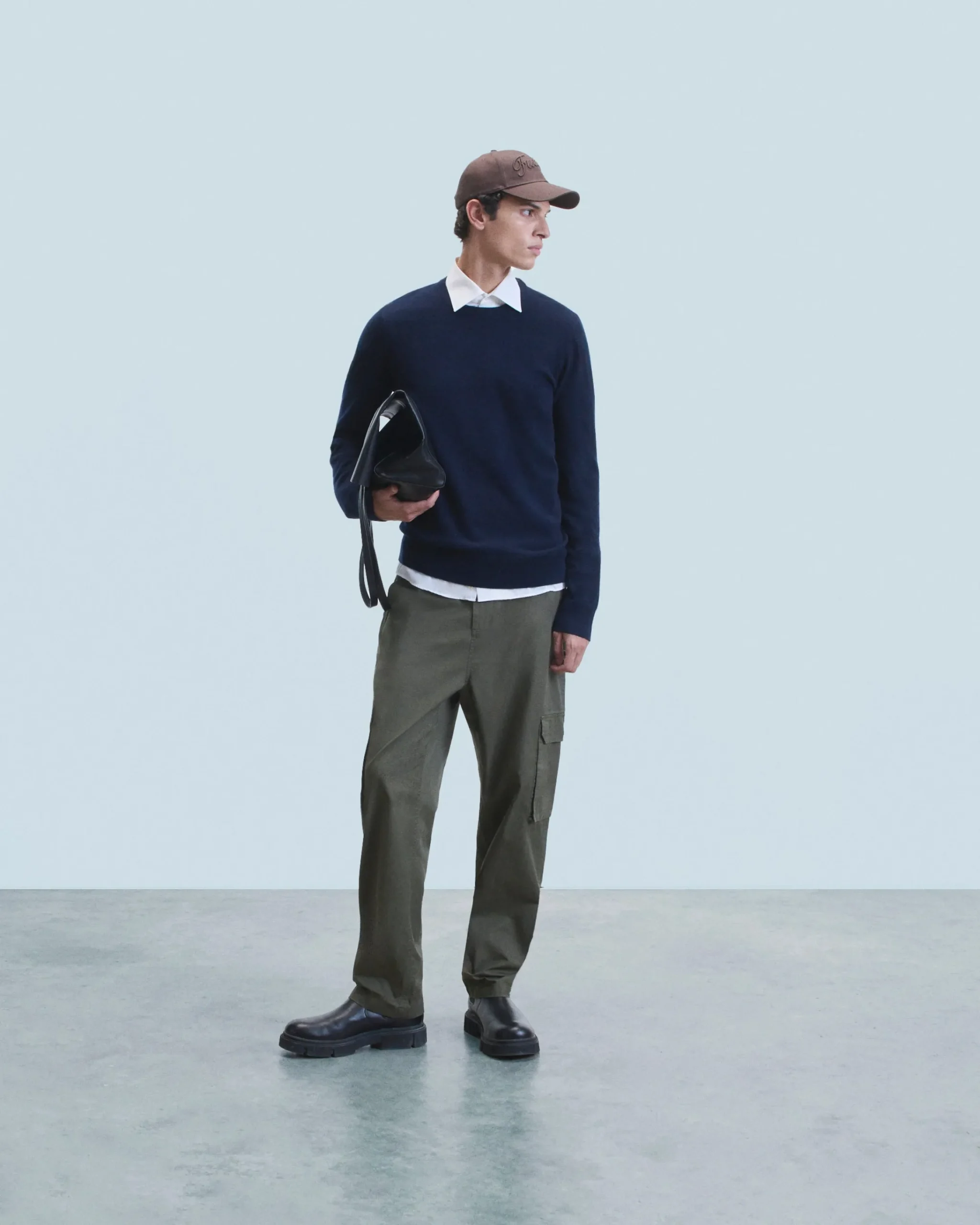 FROM FUTURE Maglione Girocollo Basic Grigioericascuro Best