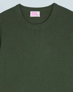 FROM FUTURE Maglione Girocollo Basic Cachi Sale