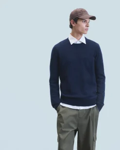 FROM FUTURE Maglione Girocollo Basic Cachi Sale