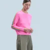 FROM FUTURE Maglione Girocollo Fasce per maniche Multico DreamyPink Flash Sale