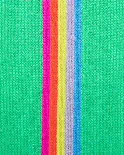 FROM FUTURE Maglione Girocollo Fasce manica Multico UtopicGreen Clearance