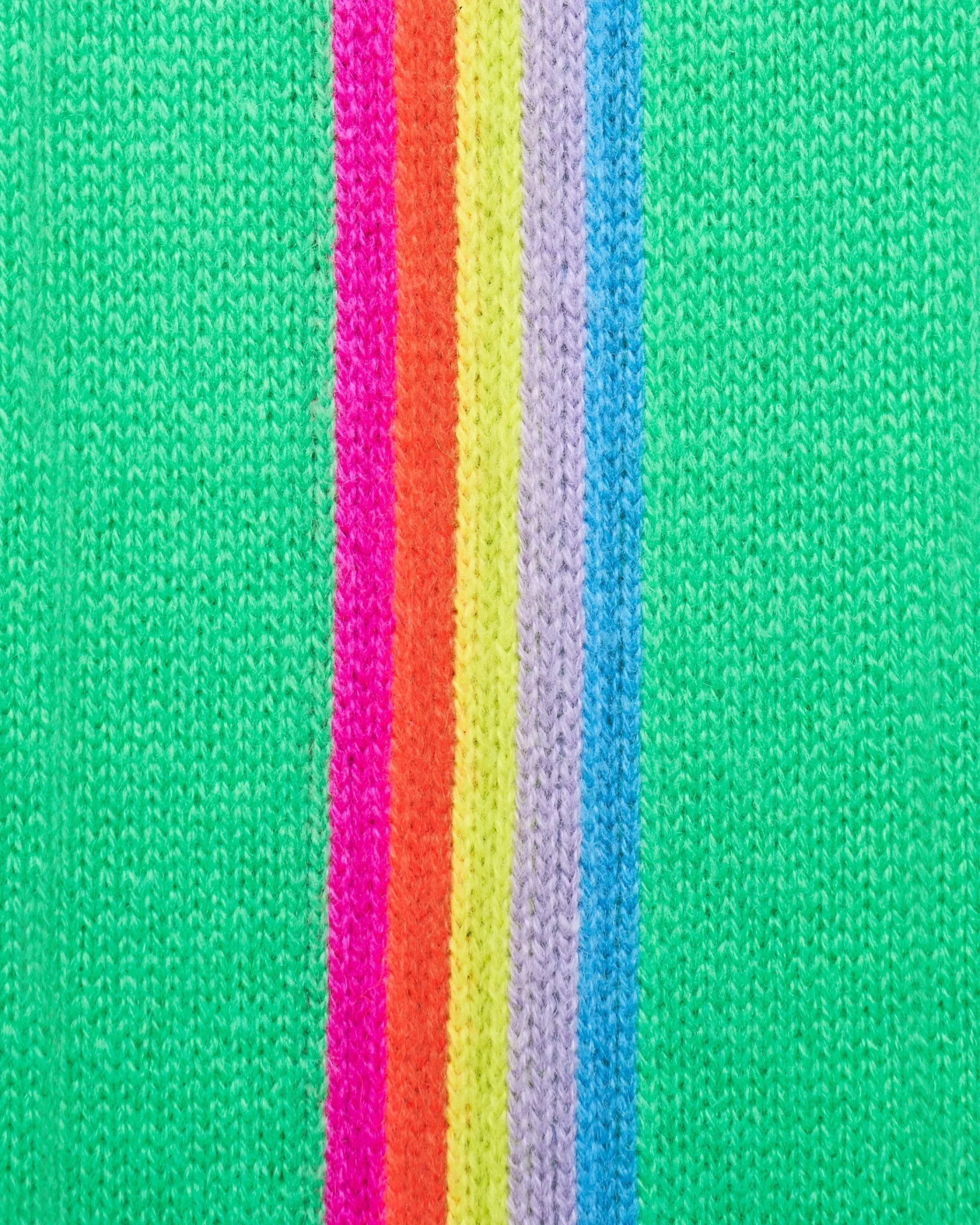FROM FUTURE Maglione Girocollo Fasce manica Multico UtopicGreen Clearance
