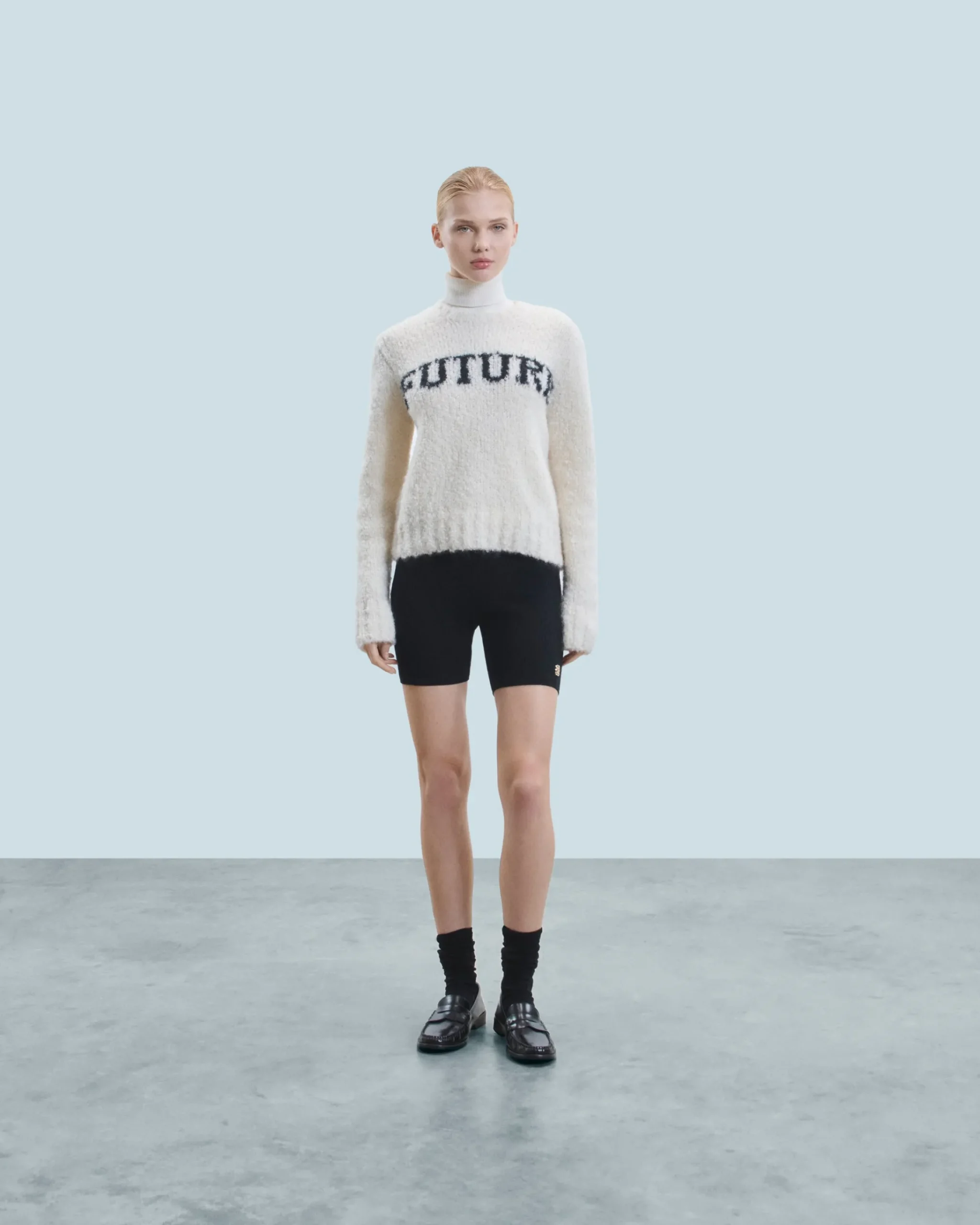 FROM FUTURE Maglione Girocollo Future Ecru Discount