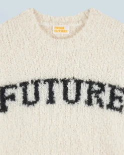 FROM FUTURE Maglione Girocollo Future Ecru Discount