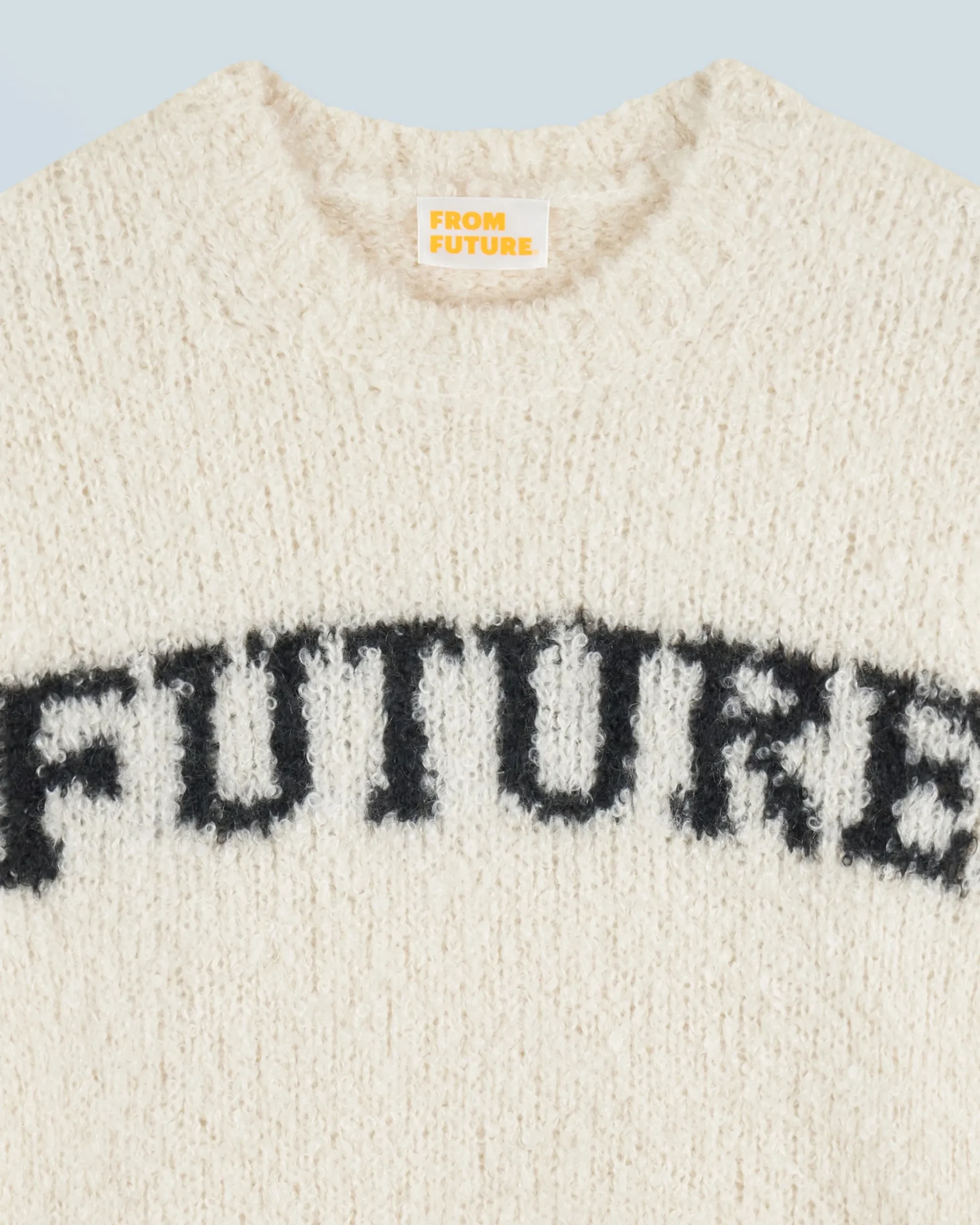 FROM FUTURE Maglione Girocollo Future Ecru Discount