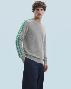 FROM FUTURE Maglione Girocollo Strisce Grigioericascuro Store