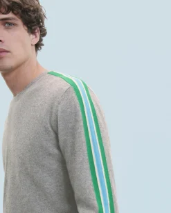 FROM FUTURE Maglione Girocollo Strisce Grigioericascuro Store