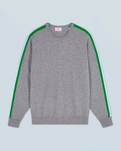 FROM FUTURE Maglione Girocollo Strisce Grigioericascuro Store