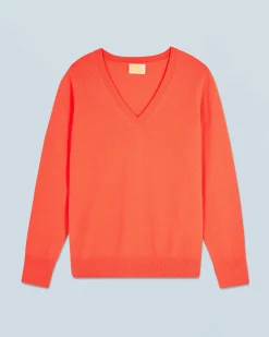 FROM FUTURE Maglione Scollo a V Basic UtopicCoral Best