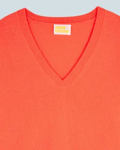FROM FUTURE Maglione Scollo a V Basic UtopicCoral Best