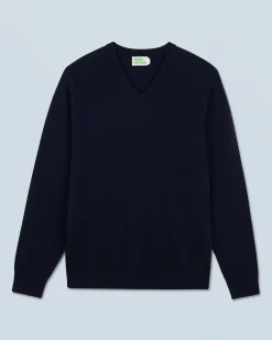 FROM FUTURE Maglione Scollo a V Basic MarinaMilitare Discount