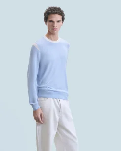 FROM FUTURE Maglione Scollo tondo CloudBlue Flash Sale