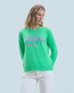 FROM FUTURE Maglione Scollo tondo UtopicGreen Flash Sale