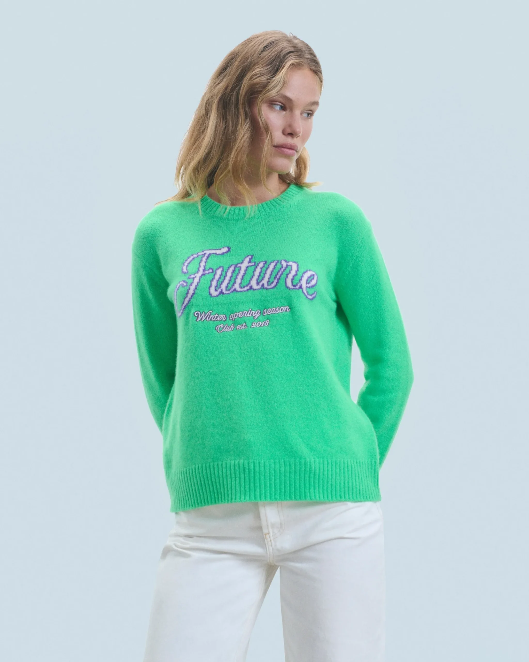FROM FUTURE Maglione Scollo tondo UtopicGreen Flash Sale