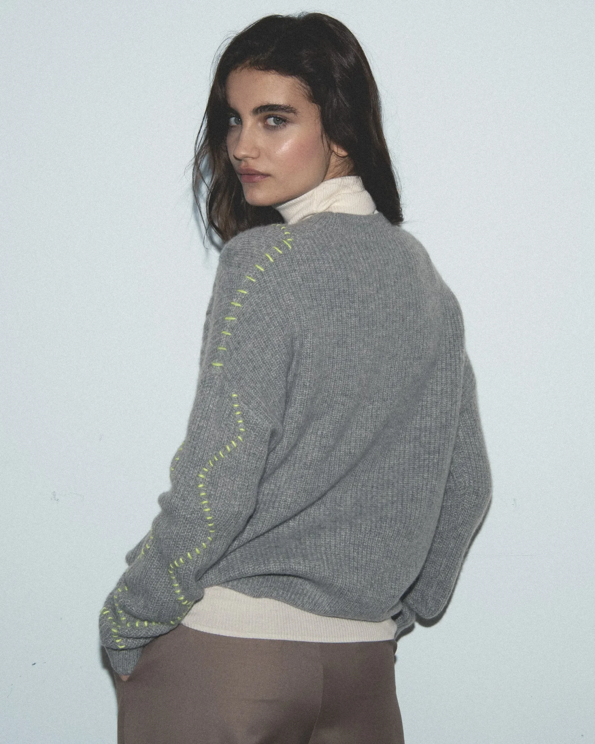 FROM FUTURE Maglione Scollo tondo Grigioericascuro Flash Sale