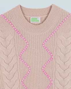 FROM FUTURE Maglione Scollo tondo Beige Clearance