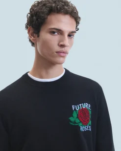 FROM FUTURE Maglione Scollo tondo Nero Best