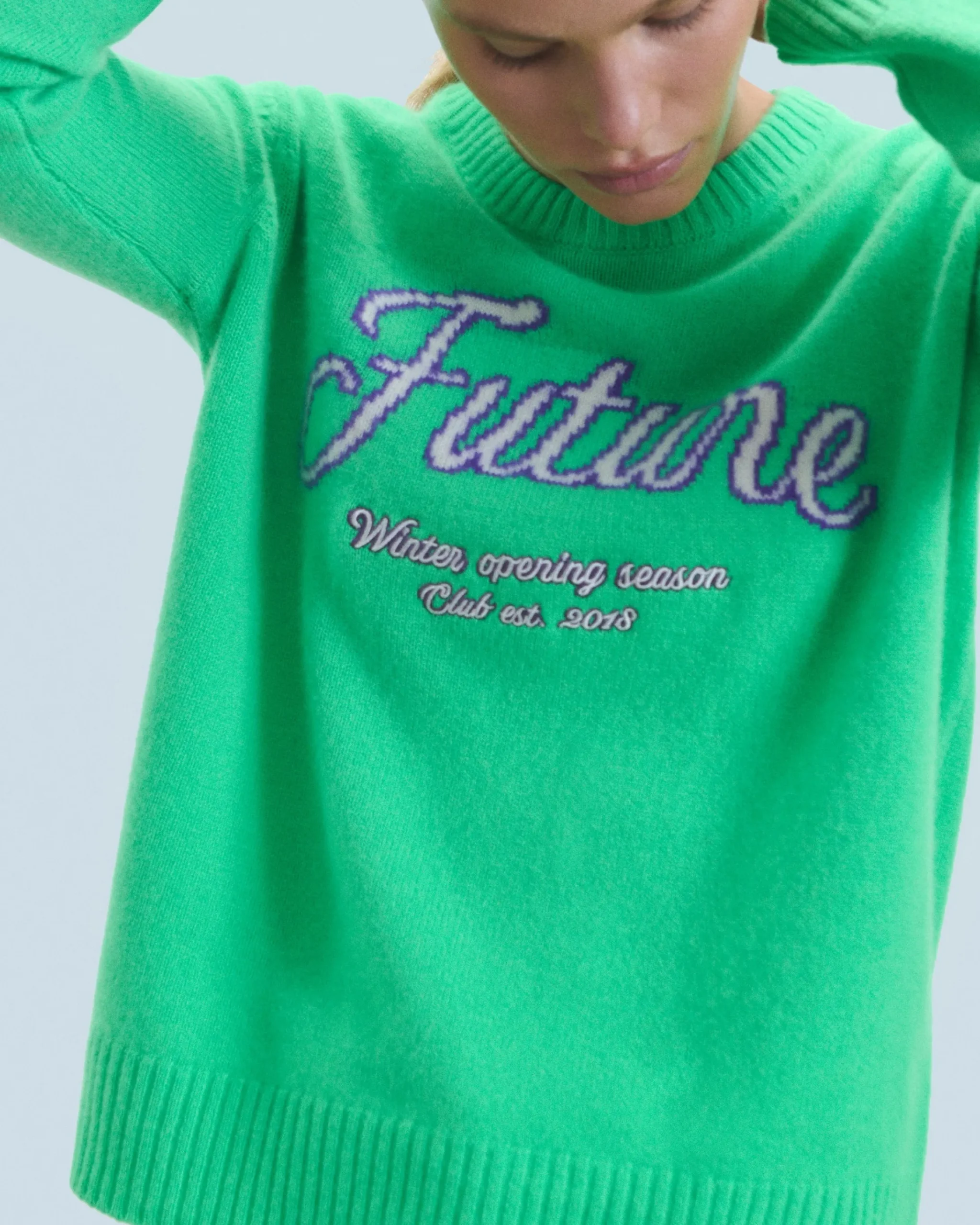 FROM FUTURE Maglione Scollo tondo UtopicGreen Flash Sale