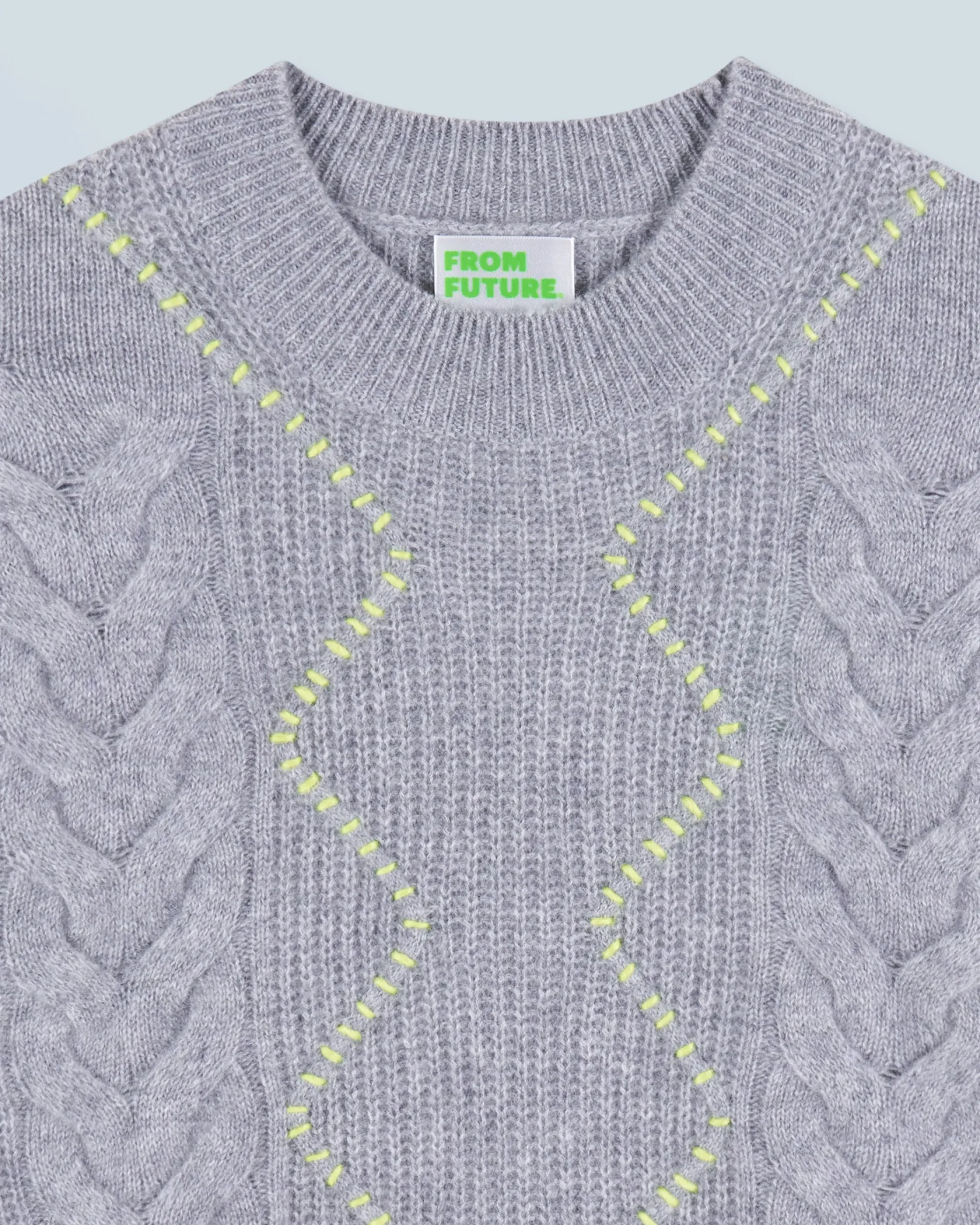 FROM FUTURE Maglione Scollo tondo Grigioericascuro Flash Sale