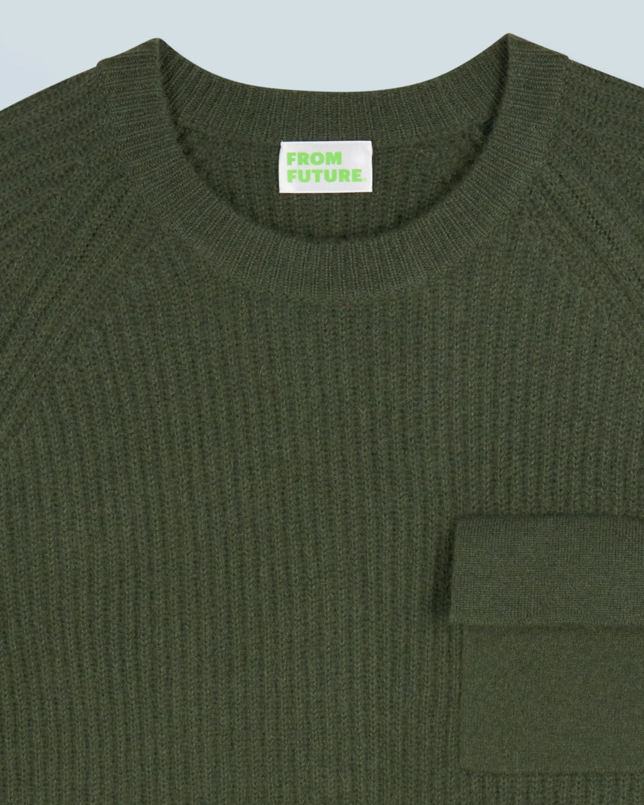 FROM FUTURE Maglione Scollo tondo Cachi Flash Sale