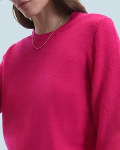 FROM FUTURE Maglione Scollo tondo Basic RaspberryPink Fashion