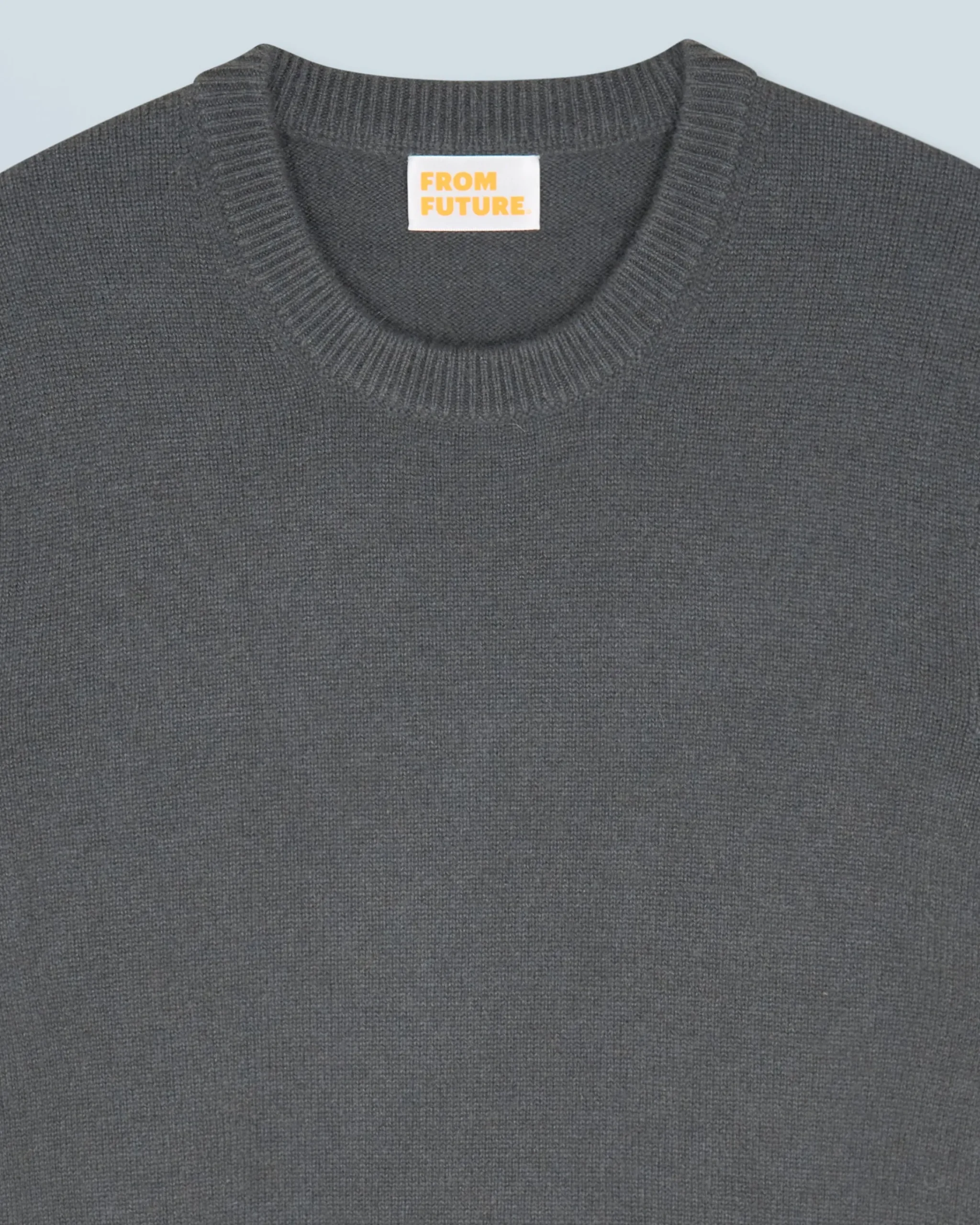 FROM FUTURE Maglione Scollo tondo Basic LavaGrey Best Sale