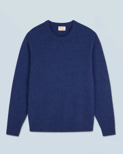 FROM FUTURE Maglione Scollo tondo Basic DarkBlue Outlet