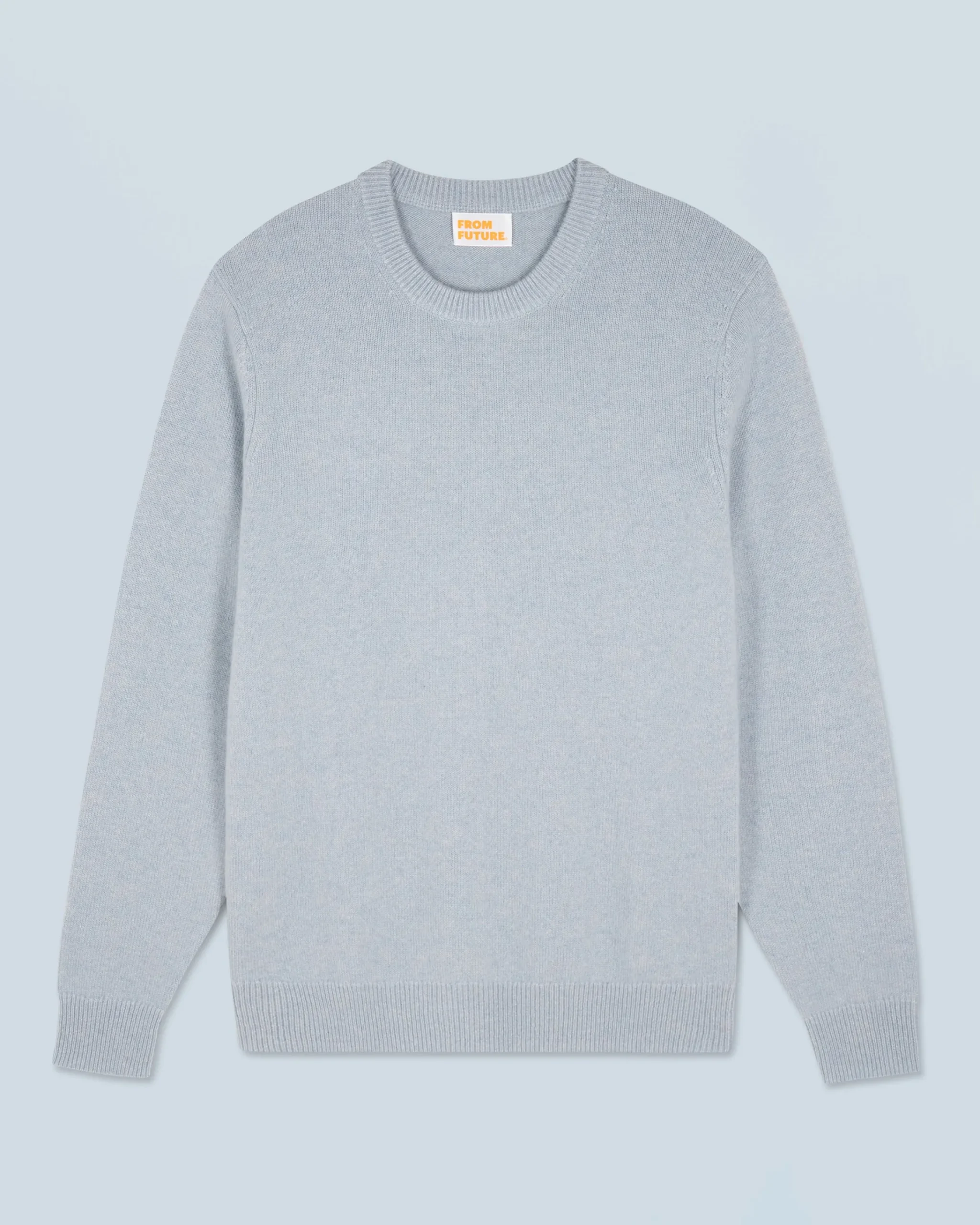 FROM FUTURE Maglione Scollo tondo Basic IcedBlue Cheap
