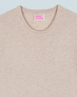 FROM FUTURE Maglione Scollo tondo Basic Beige Online