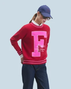 FROM FUTURE Maglione Scollo tondo F DarkRed Best
