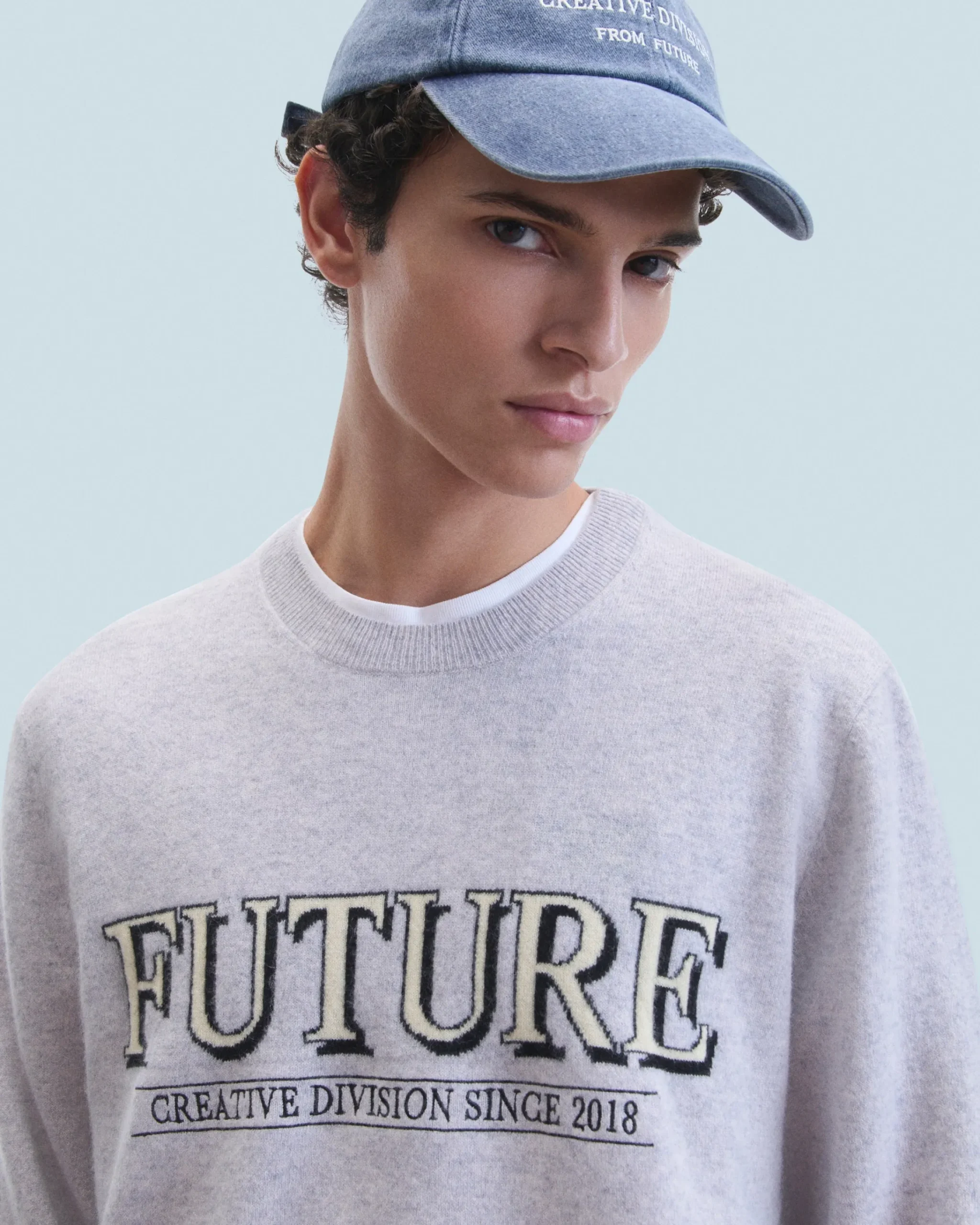 FROM FUTURE Maglione Scollo tondo Future Grigioericachiaro Fashion