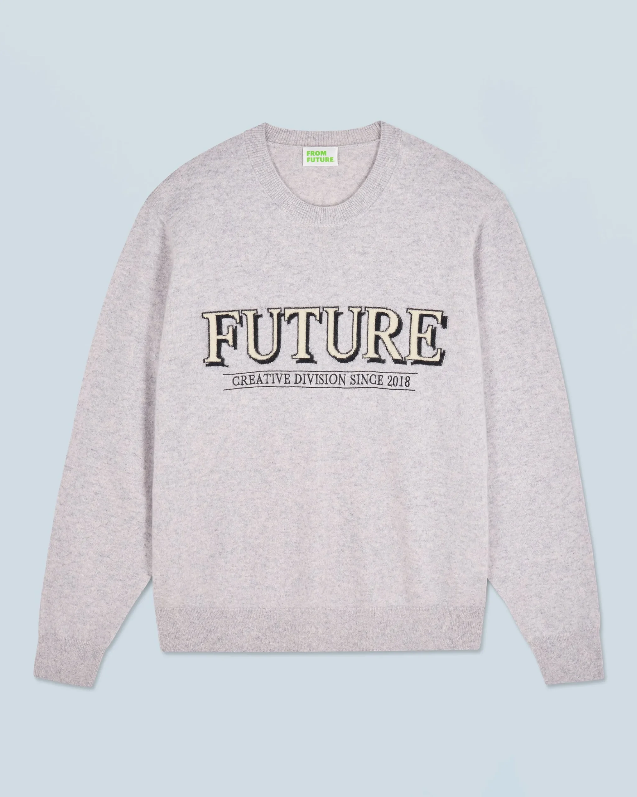 FROM FUTURE Maglione Scollo tondo Future Grigioericachiaro Fashion