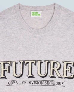 FROM FUTURE Maglione Scollo tondo Future Grigioericachiaro Fashion