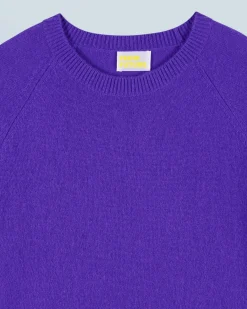 FROM FUTURE Maglione Scollo tondo Leggero PopPurple Hot
