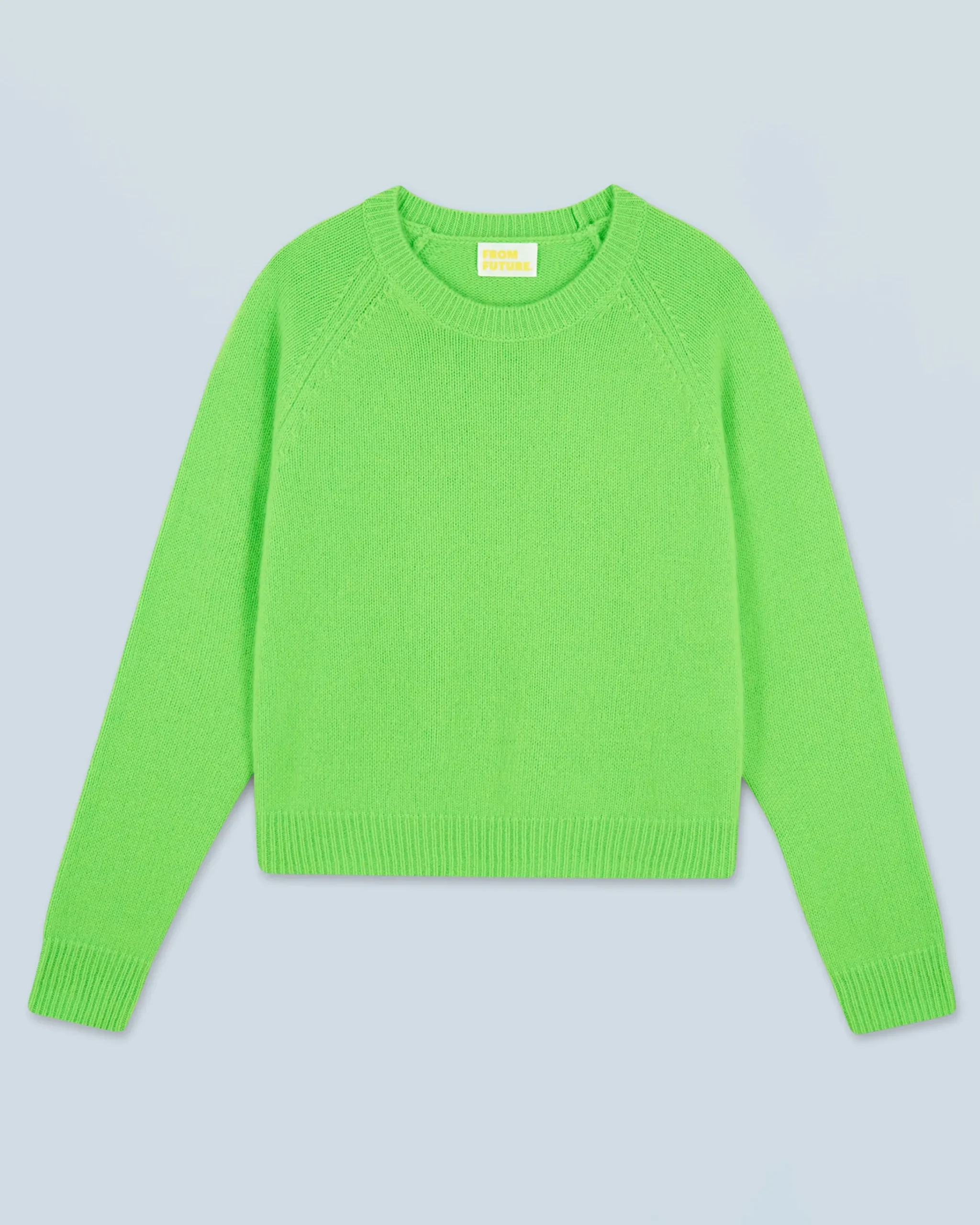 FROM FUTURE Maglione Scollo tondo Raglan Neonverde Store