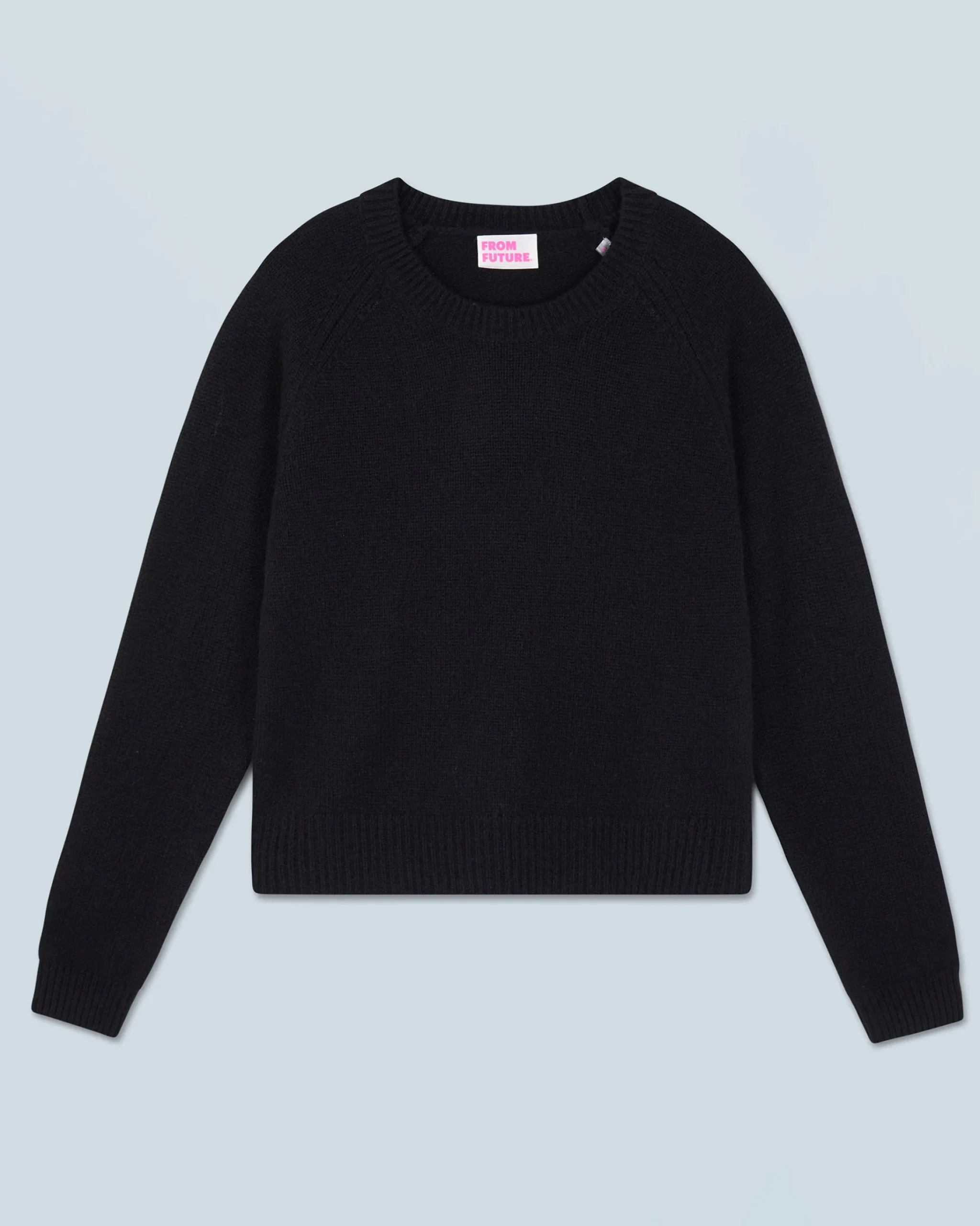 FROM FUTURE Maglione Scollo tondo Raglan Nero Online