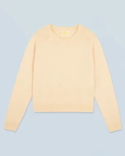 FROM FUTURE Maglione Scollo tondo Raglan FrozenYellow Cheap
