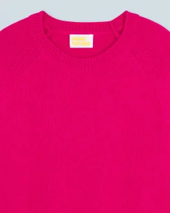 FROM FUTURE Maglione Scollo tondo Raglan RaspberryPink Cheap