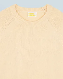 FROM FUTURE Maglione Scollo tondo Raglan FrozenYellow Cheap