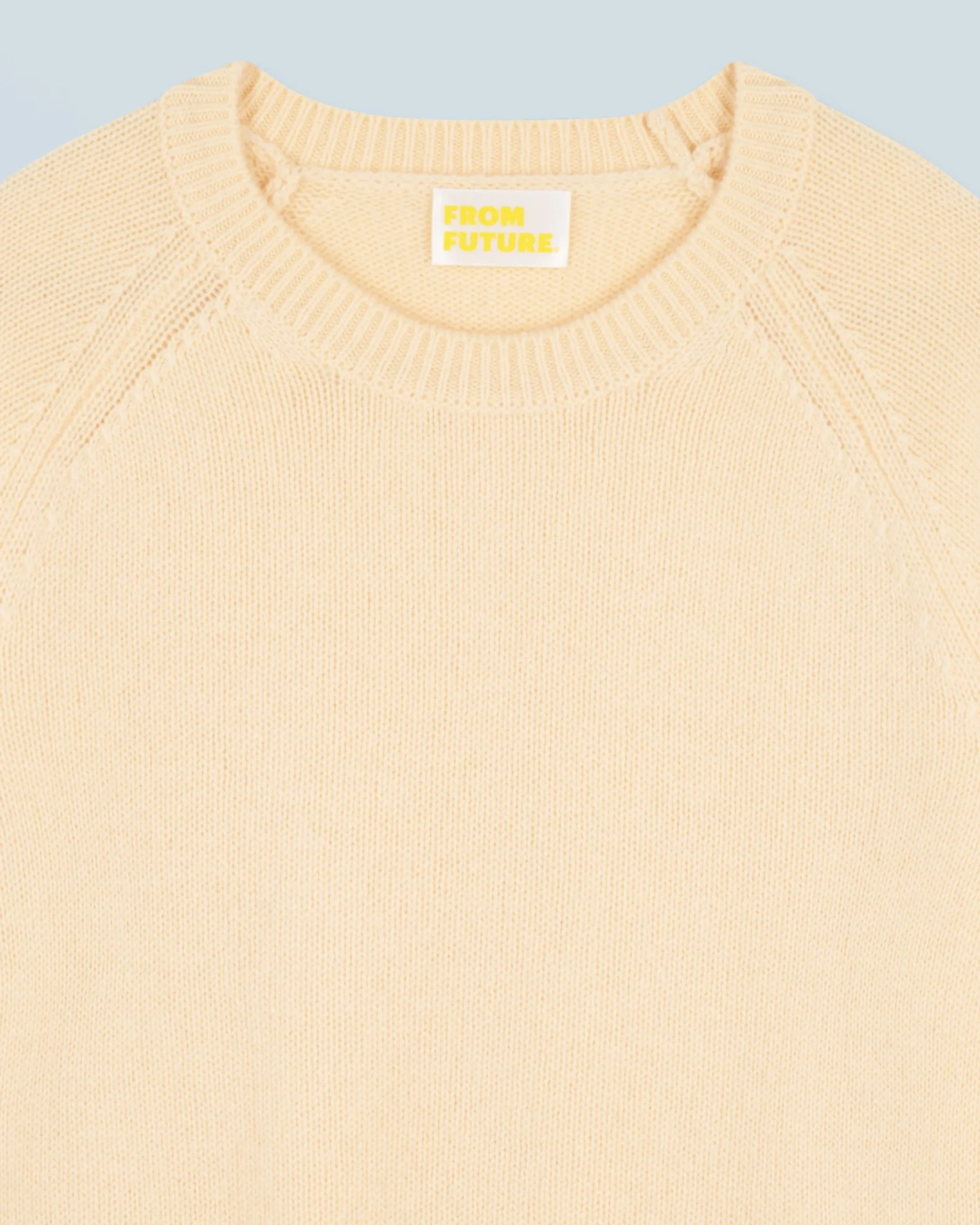 FROM FUTURE Maglione Scollo tondo Raglan FrozenYellow Cheap