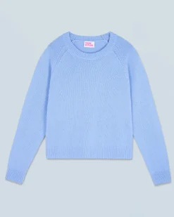 FROM FUTURE Maglione Scollo tondo Raglan FairyBlue Fashion