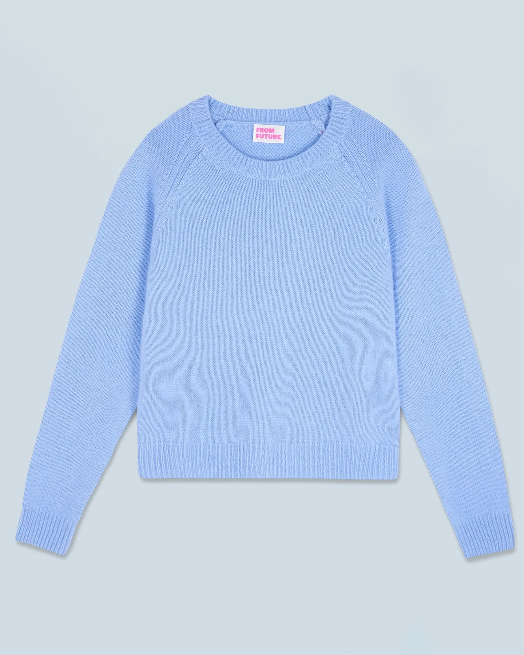 FROM FUTURE Maglione Scollo tondo Raglan FairyBlue Fashion